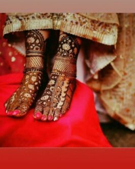 Simple Legs mehandi
